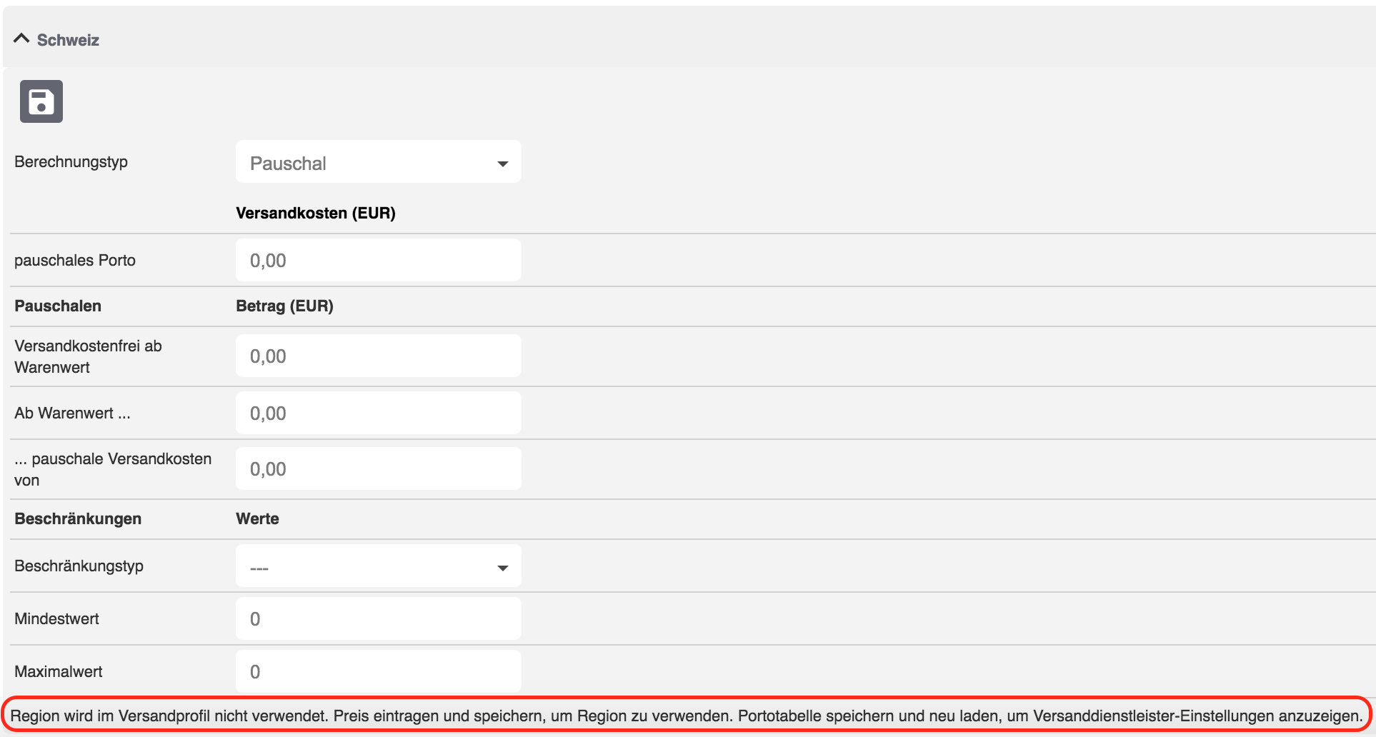 faq dhl portotabelle region