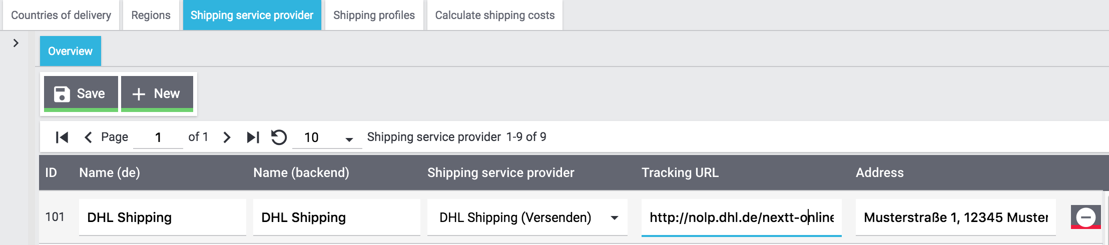 DHL plugin create shipping service provider