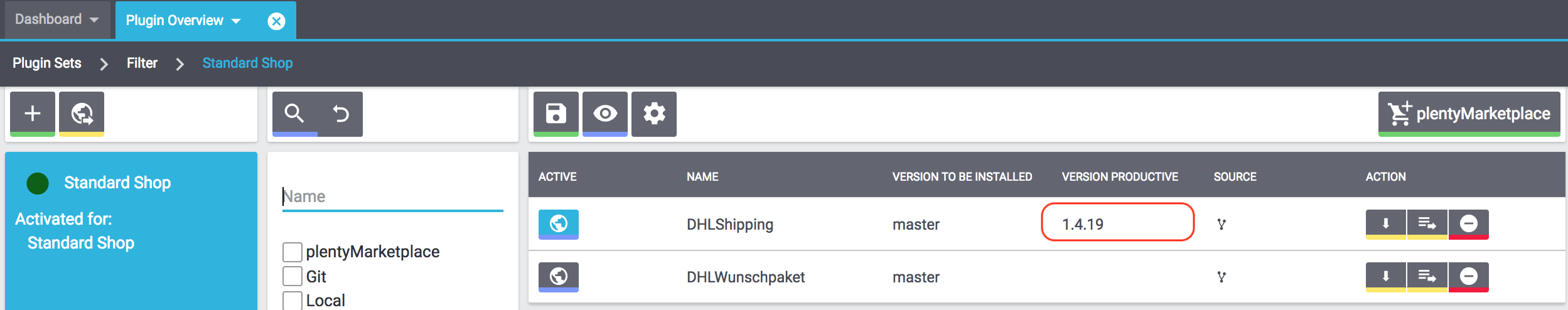 DHL plugin overview version