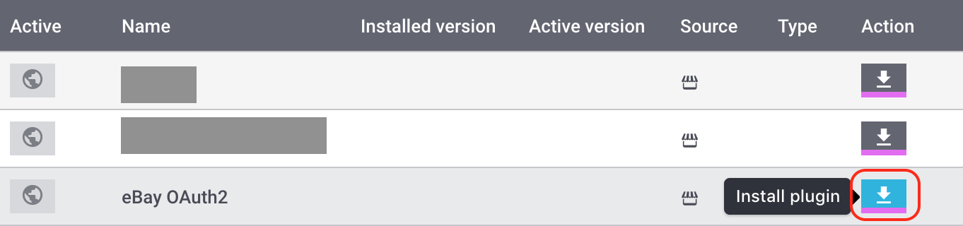 eBay Fulfillment install plugin