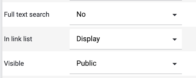 Checklist Categories Linklist