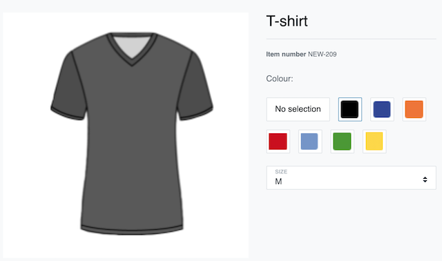 attribute selection via image