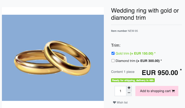 options webshop