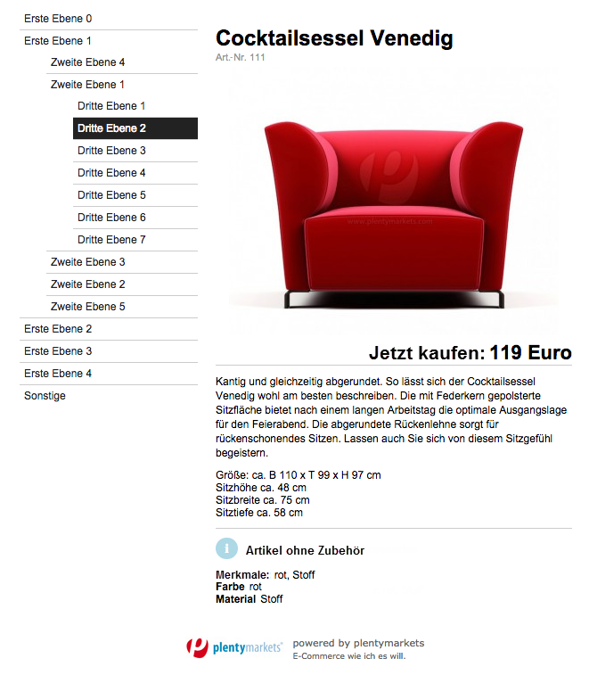 DE Einstellungen Listings Layout Vorlagen 01
