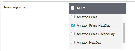 Prime-Treueprogamm-Filter