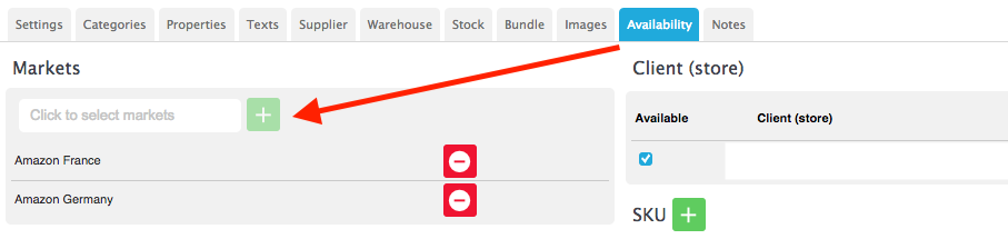 Marketplace availability