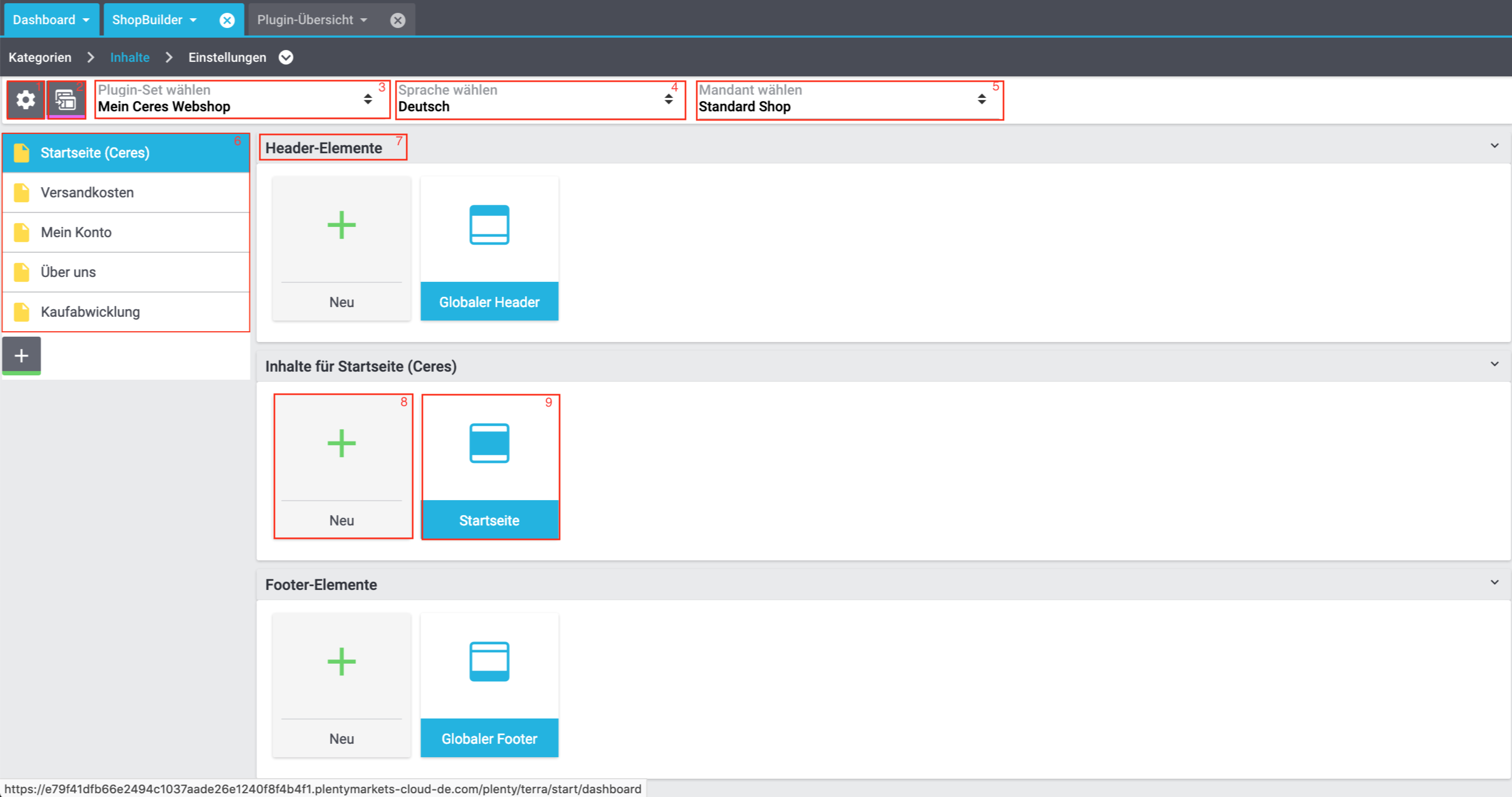 ContentManager UI