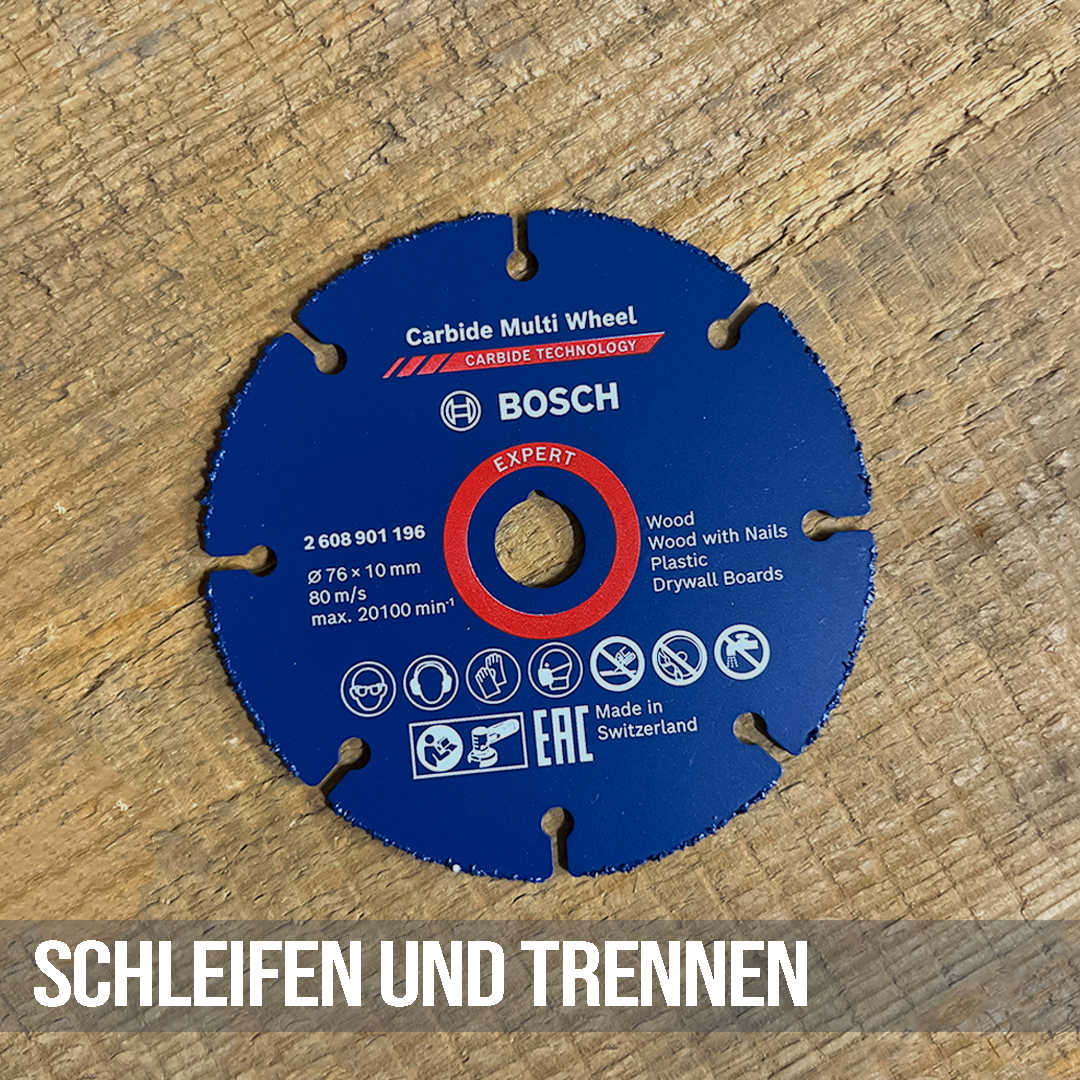 Schleifen und Trennen