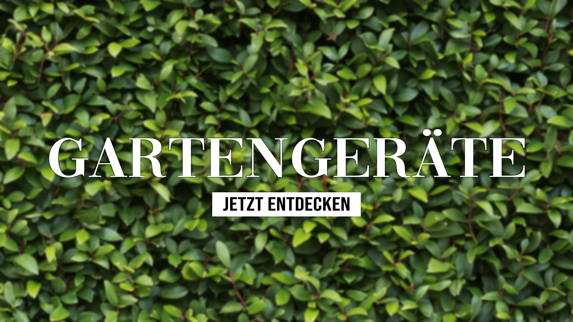 Gartengeräte