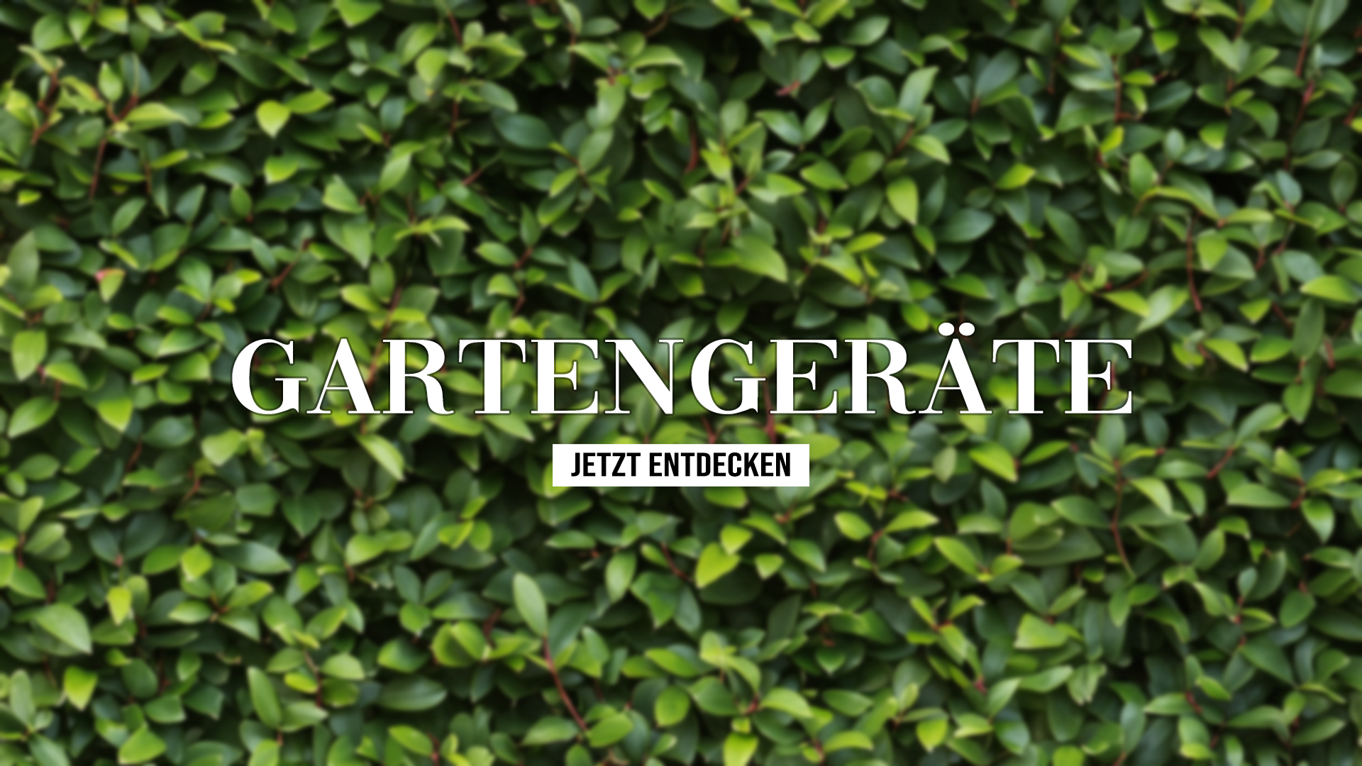 Gartengeräte