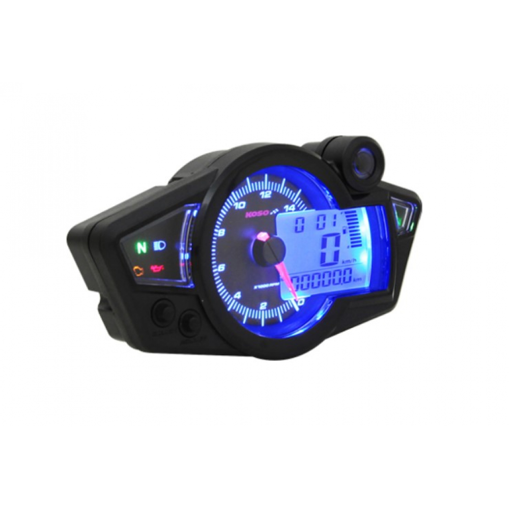 Speedometer KOSO Digital Cockpit RX1N GP Style rev counter with ABE