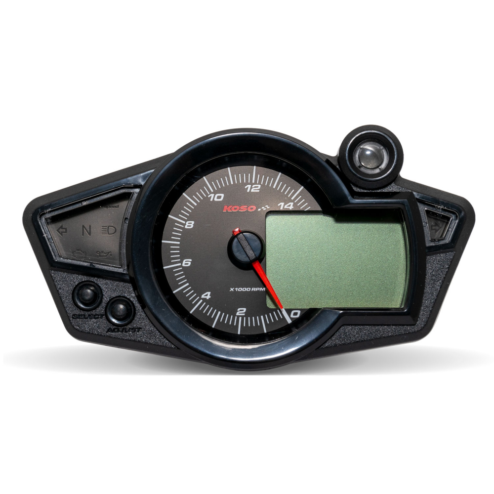 Speedometer KOSO Digital Cockpit RX1N GP Style rev counter with ABE