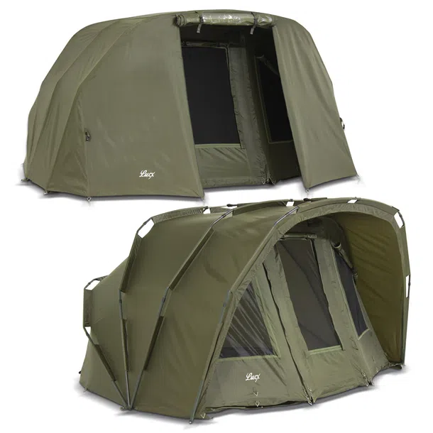 Lucx® Bivvy+Winterskin fishing tent+throw carp tent tiger, 1, 2, 3 man