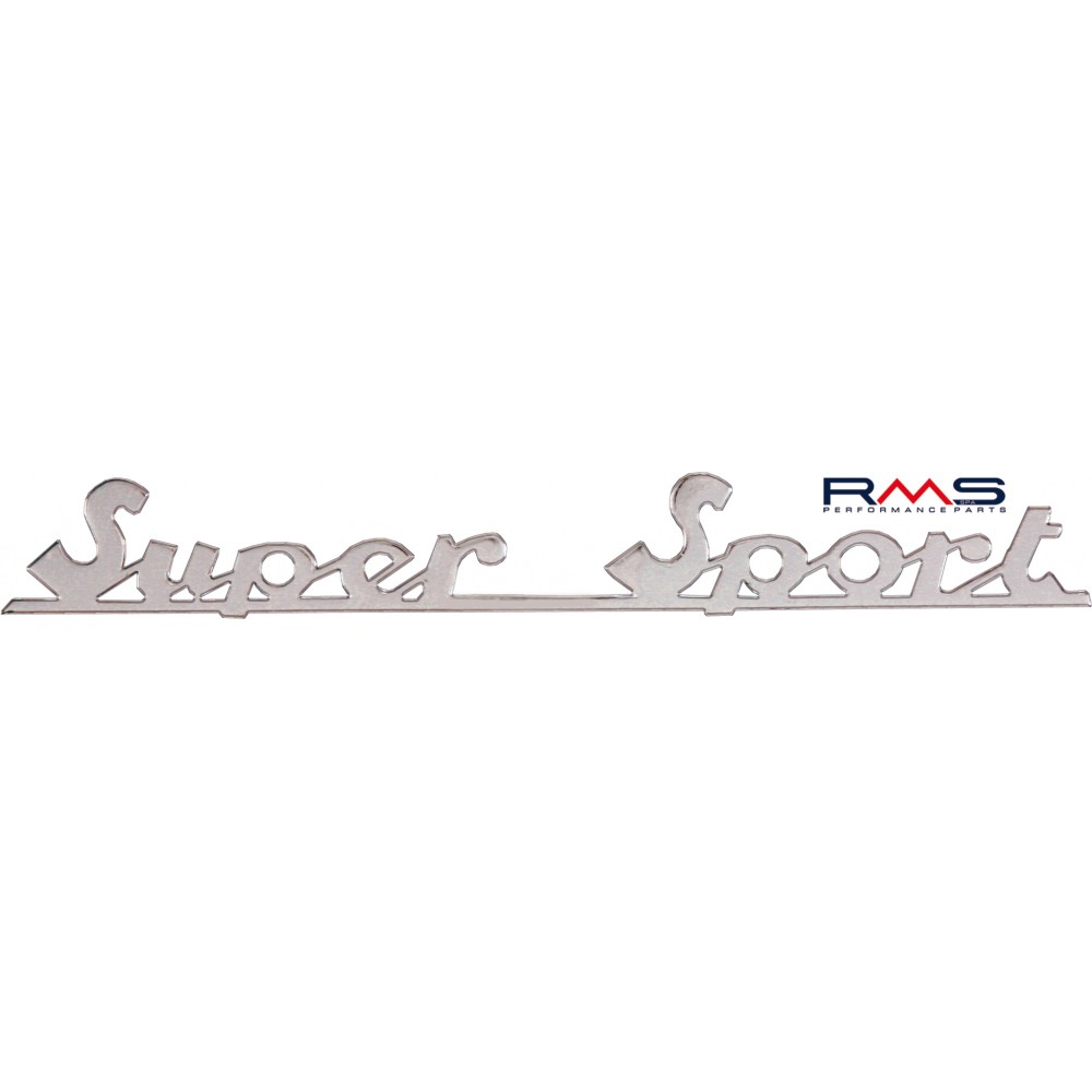 Vespa V50 Super Sprint VNA GS Niete Emblem Schriftzug Beinschild Rahmen NEU