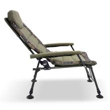 Lucx® Angelstuhl "Like a Big Boss" Karpfenstuhl Carpchair Campingstuhl Garten Stuhl mit Armlehnen Camouflage