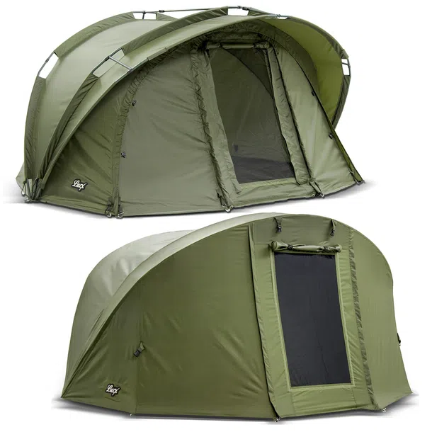 Lucx® Bivvy+Winterskin Fishing Tent+Throw 1 Man Carp Tent Bengal 1 Man