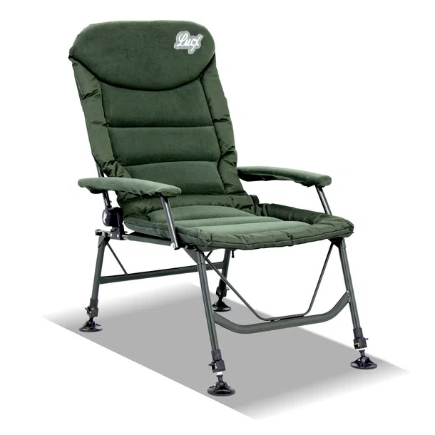 Lucx® fishing chair “Like a Big Boss” carp chair camping chair garden chair with armrests