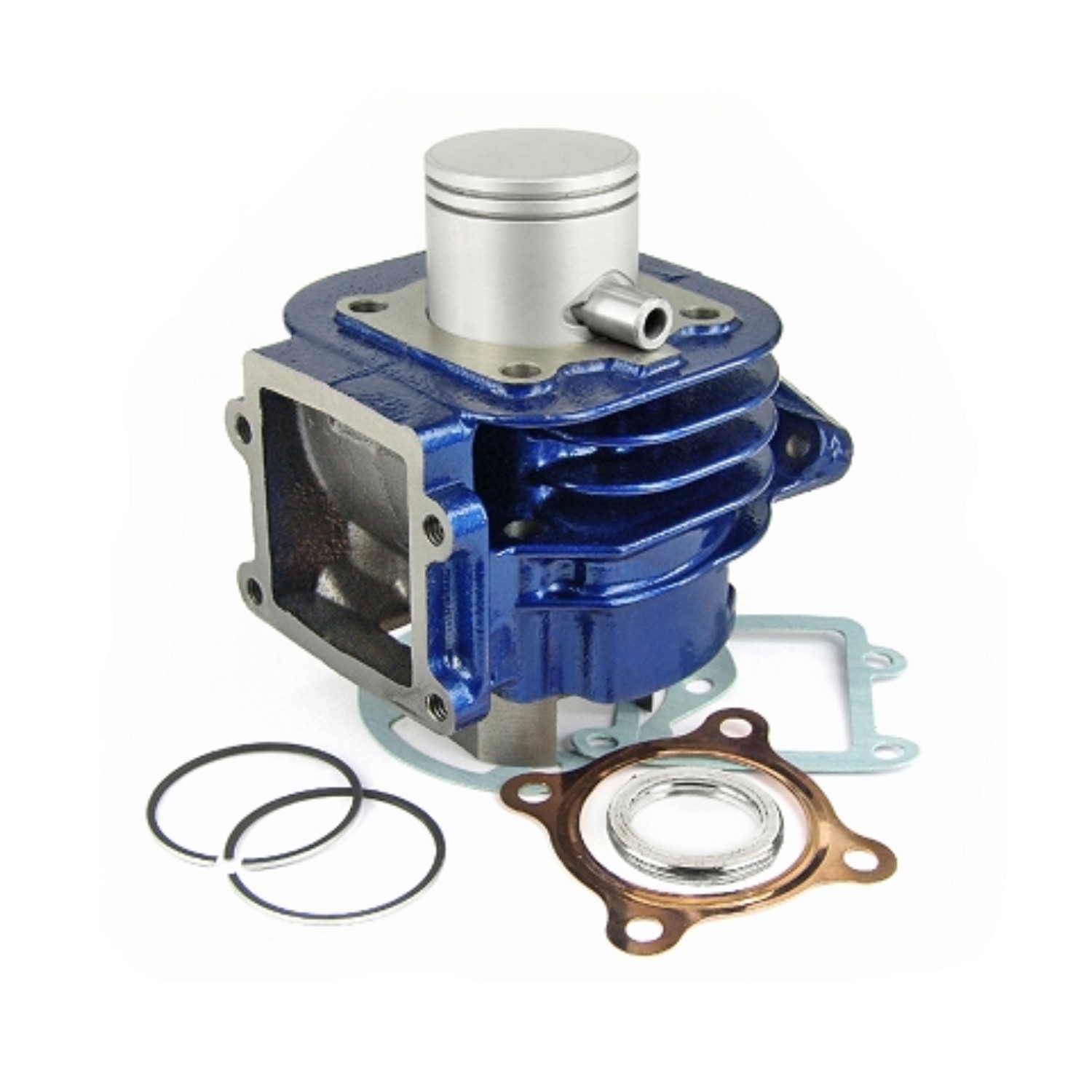 Zylinder Kit komplett Carenzi Sport 50ccm Grauguss f/ür Yamaha Booster//BWs//Stunt Minarelli stehend