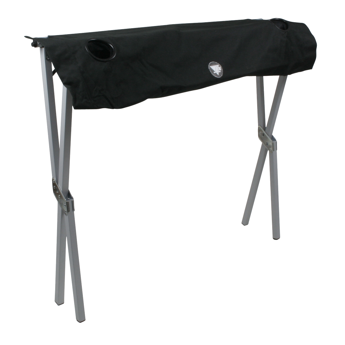 10T Polytab Double Mobiler CampingTisch mit Tuchoberfäche 110x70cm