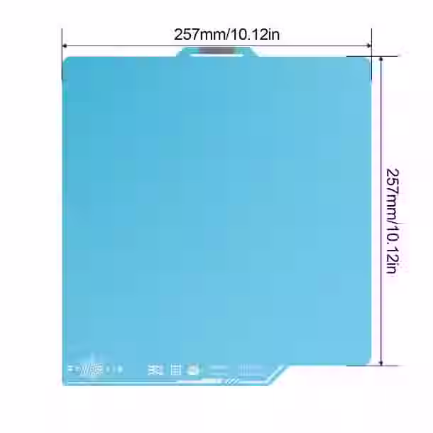 Plaque de construction BIQU Panda CryoGrip Pro Frostbite pour Bambu Lab X1/P1/A1