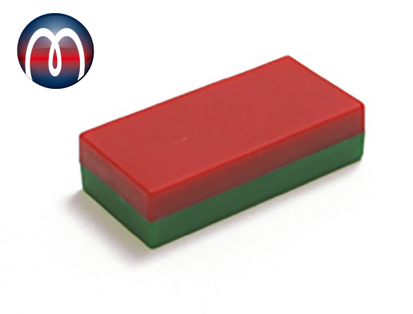 Ferrite Block magnets Rectangular Magnet Hard Ferrite Magnet Ceramic Block Rectangular or Block Ferrite Magnets, Red/Green Go/No Go Yes/No Magnet