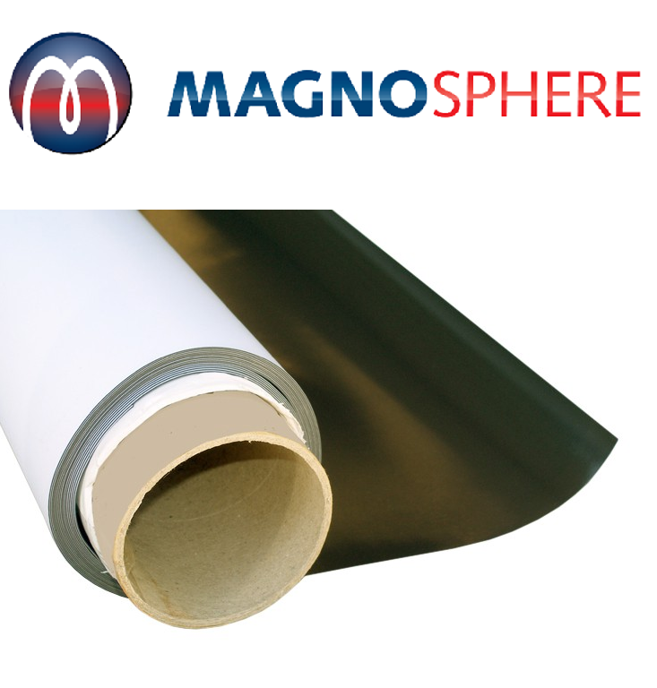 Magnetic Sheet White Matt PVC, Matt White Vinyl Magnetic Sheet, Magnet Sheeting Matt White Vinyl, flexible magnet sheeting matt white-vinyl, Flexible Magnetic Sheets Matte white PVC laminated, Roll Magnetic Sheeting Matte White