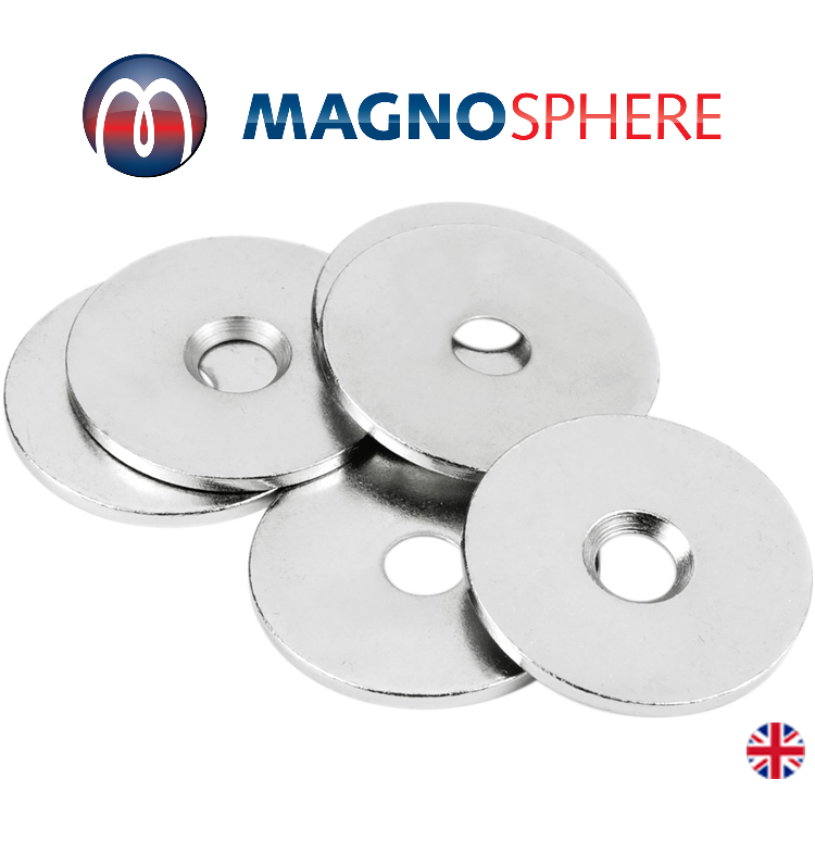 Stainless steel fasteners Stainless Steel Washers Plate Washers, Screw-on bases Steel discs fixing screws Disc with countersunk borehole, as a counterpart to magnets, Metal plate, Surfaces for magnets screw-on metal discs, Cups, Discs and Washers