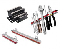 Magnetic Tool Holder Bar Rack Strip, Tool Magnetic Strip Set, Strong Magnetic Rail, Magnetic Tool Holder, Wall, Magnetic Tool Bar, Magnetic Holder for Garage Tool Organisation