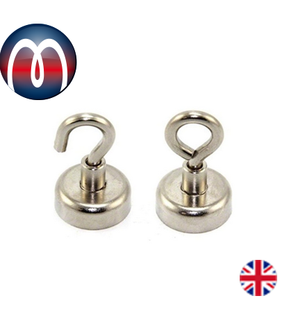 Eyelet Magnets Pot Magnet Hook Neodymium Rare Earth Super Strong Clamping round base Fishing Magnets Eyebolt magnetic 160kg