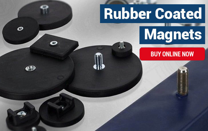 rubber coated magnetic systems