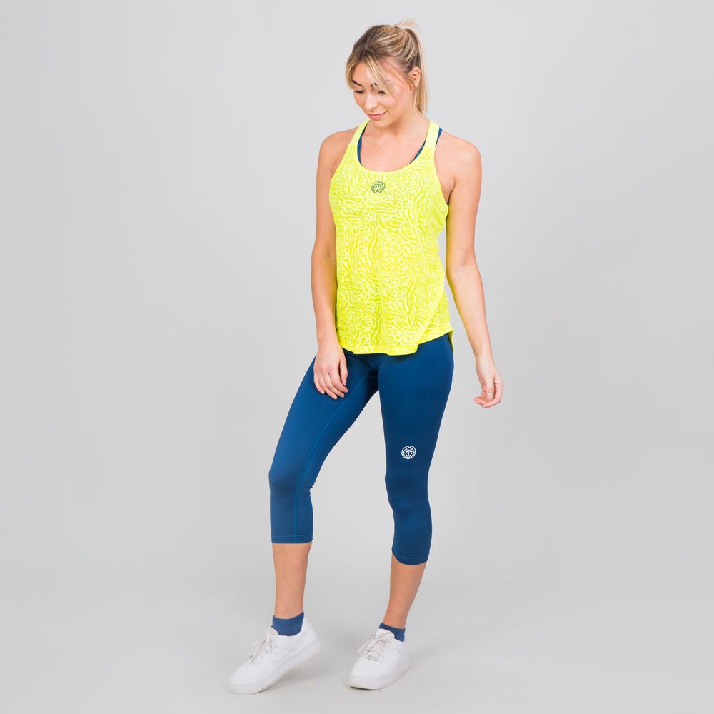 Maila Burnout Tech Tank Neon Yellow Bidi Badu Official 