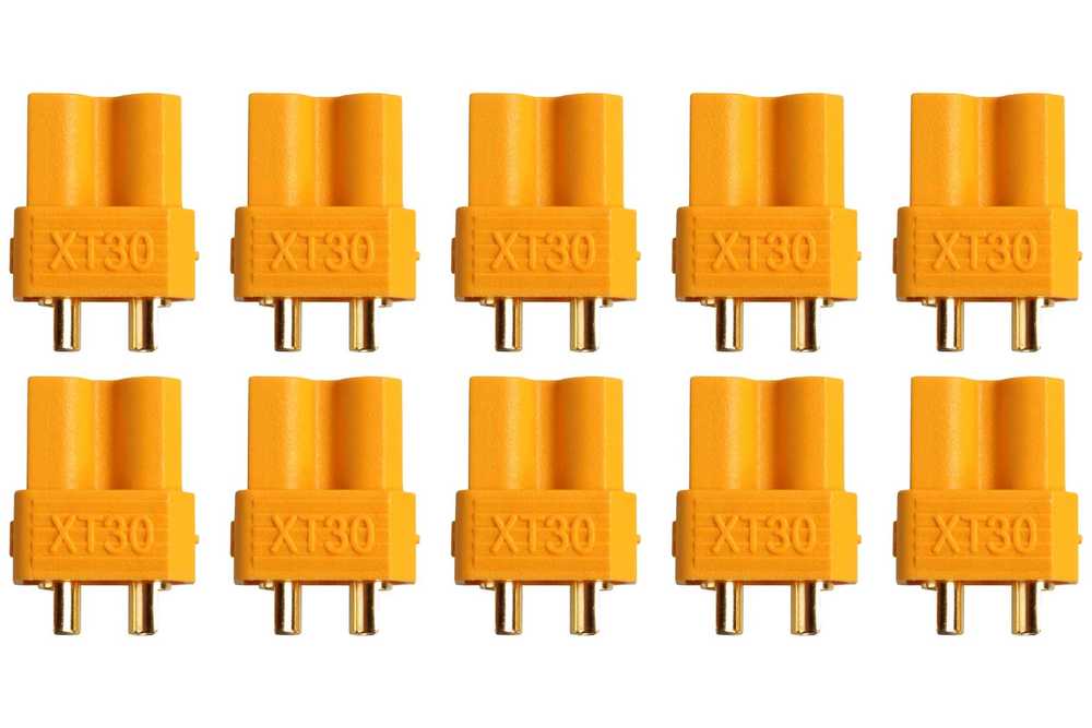YUKI MODEL Goldkontakt XT30 10 Buchsen AM-626-10F