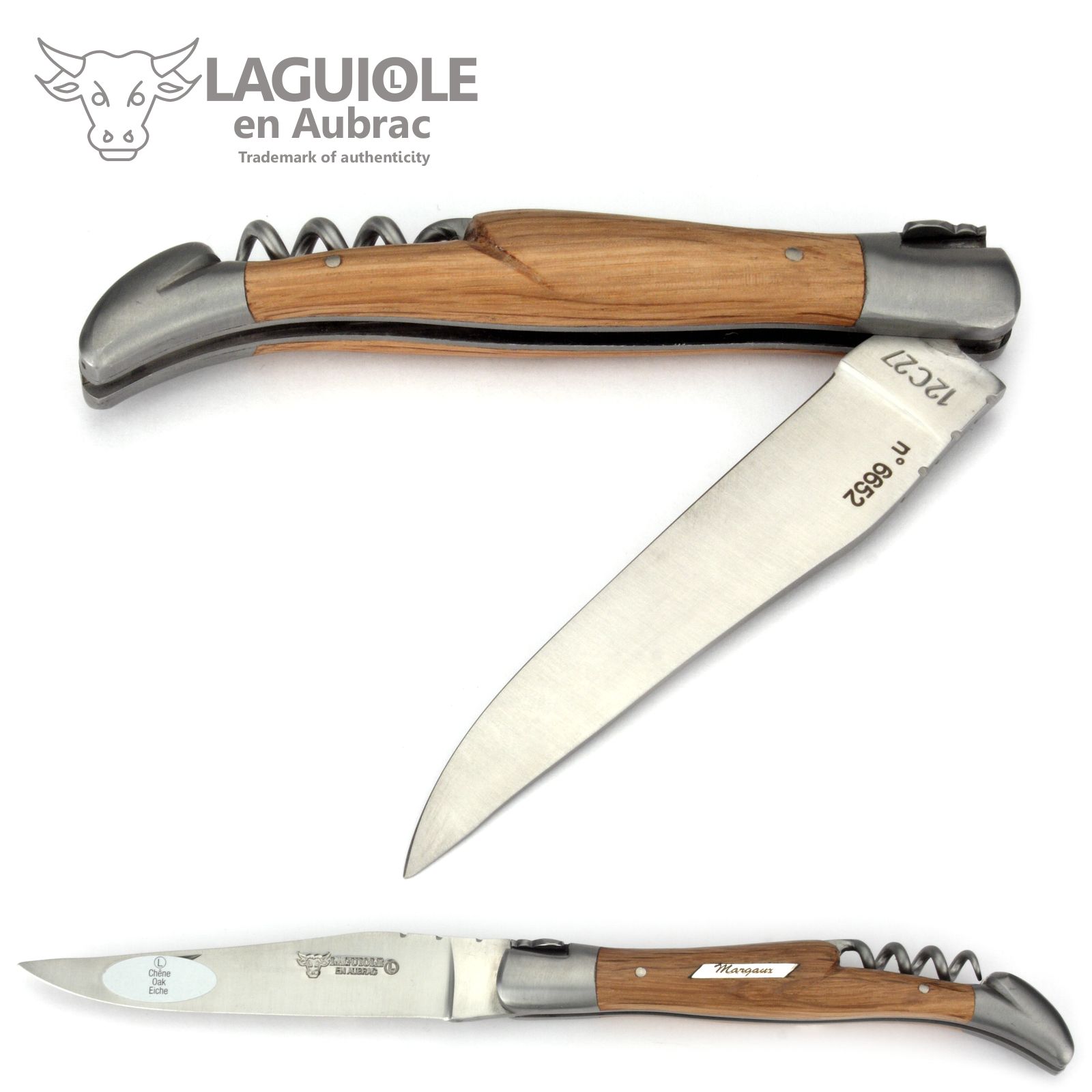 Laguiole Aubrac Grand Cru Margaux Taschenmesser Korkenzieher