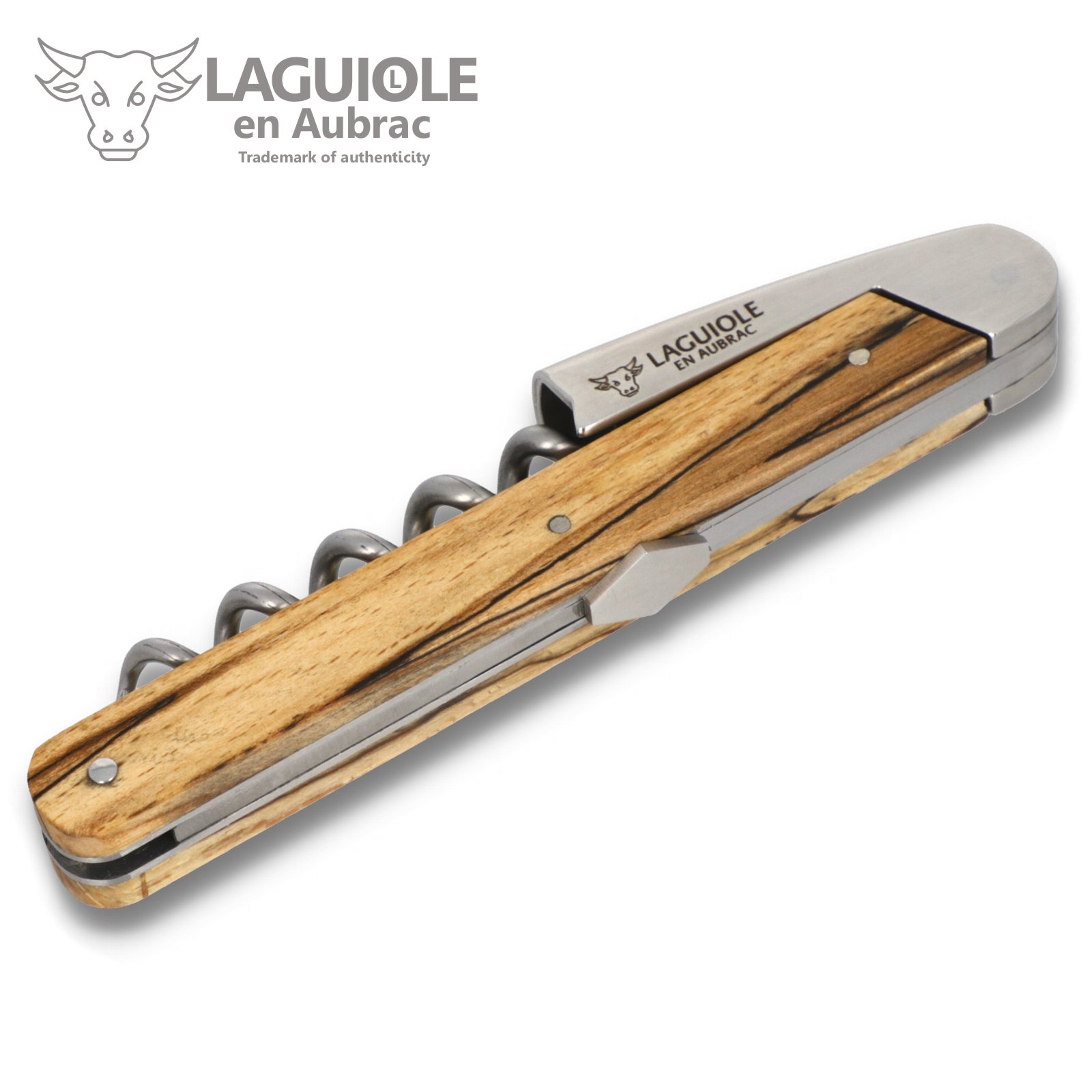 MICHELBRAS ミシェルブラス Laguiol Aubrac F Laguiole Aubrac Kellnermesser Michel Bras gestockte Buche