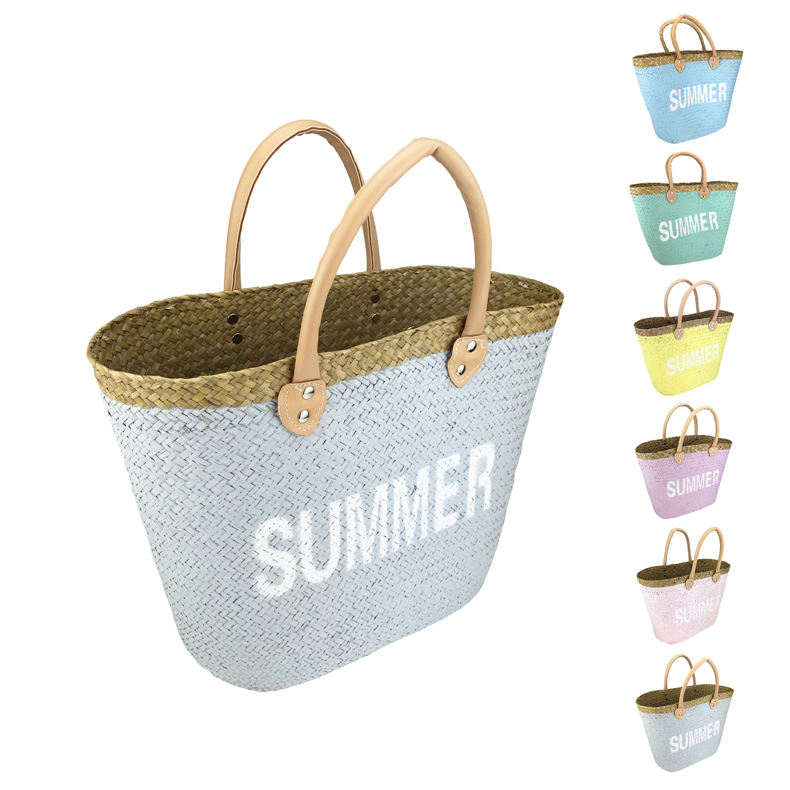 Häkel Strandtasche Weiß - Boho Style Mit Netz, Perfekt Für Urlaub & Stadt