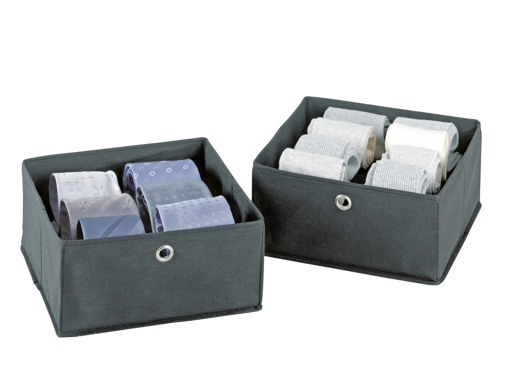 2 WENKO Schubladenorganizer 28x28x13 Schubladenteiler Organizer Box f Schublade