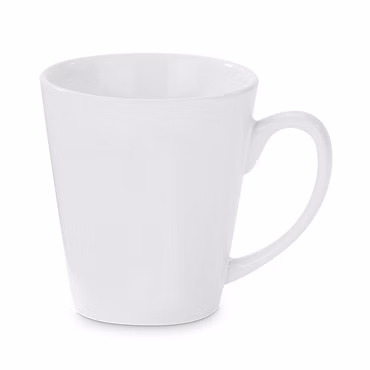 Konische Keramiktasse LATTE 12oz Sublimation unbedruckt Fototasse Tasse, Becher PREMIUM-QUALITÄT