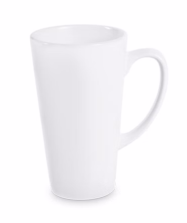 Konische Keramiktasse LATTE 17oz Sublimation unbedruckt Fototasse Tasse, Becher PREMIUM-QUALITÄT