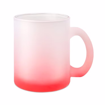 Glastasse zweifarbig Farbverlauf Sublimation Sublimatiosdruck Frost Glas