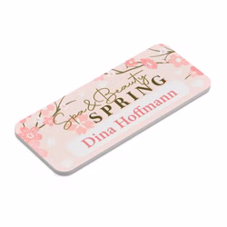 Namensschild individuell Sublimation 32 x 75 x 2 mm