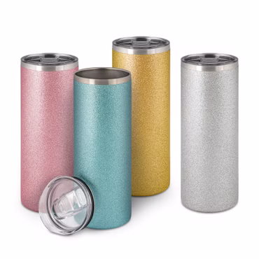 Tumbler Edelstahl-Thermobecher Spark Glitzer Sublimation Blanko Rohling