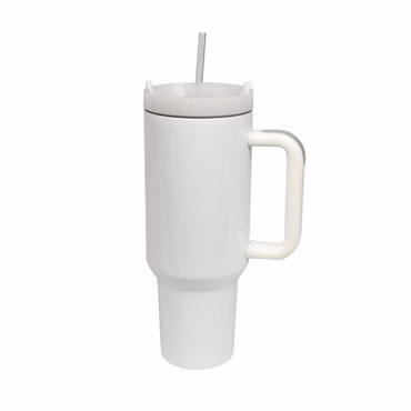Edelstahl-Thermo-Becher mit Griff und Deckel 40oz 1,2 Liter