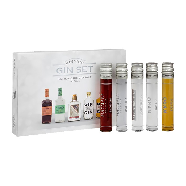 Sierra Madre Gin Tasting Set Premium 5x0,05L 26-46,3% vol | Getränkewelt