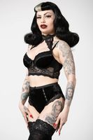KILLSTAR Mercy Lace Panty in black or red