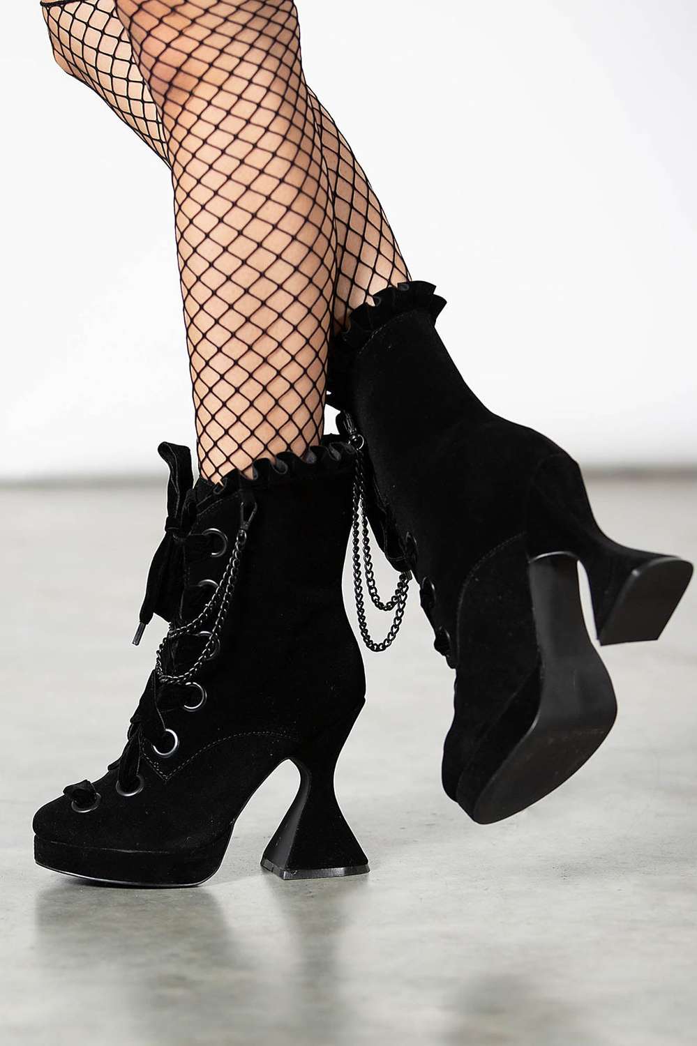 Killstar Deadly Twin Boots Gothic Stiefel Dark Ages