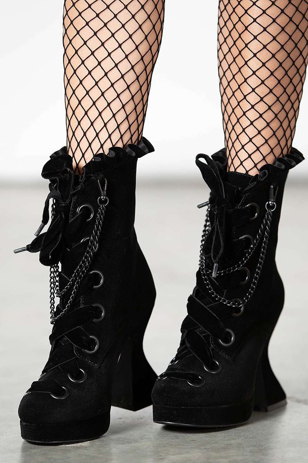 Killstar Deadly Twin Boots Gothic Stiefel Dark Ages