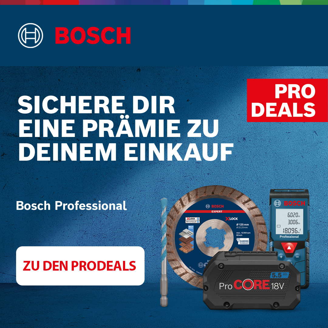 Bosch ProDeal Mobile Banner