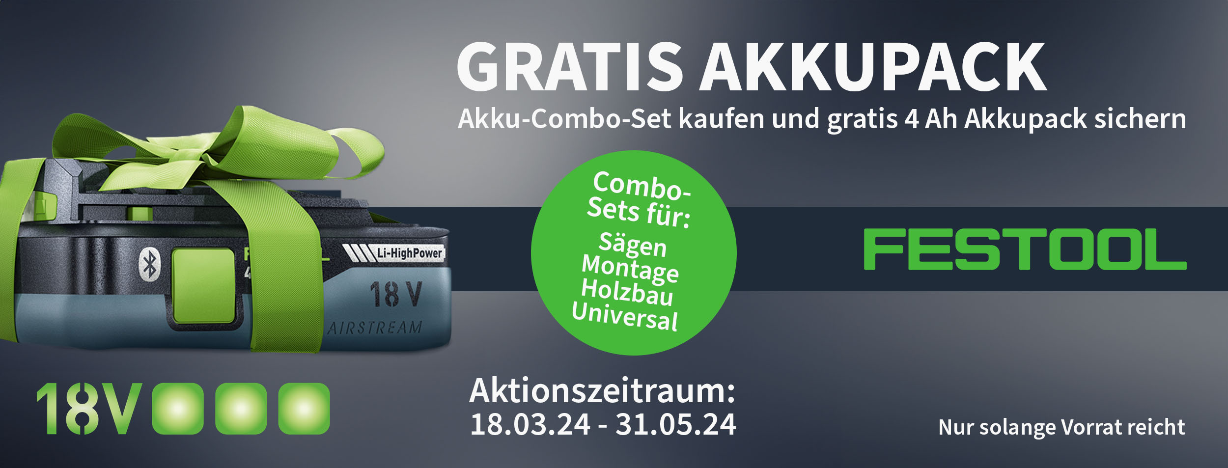 Festool Akku Aktion 2024