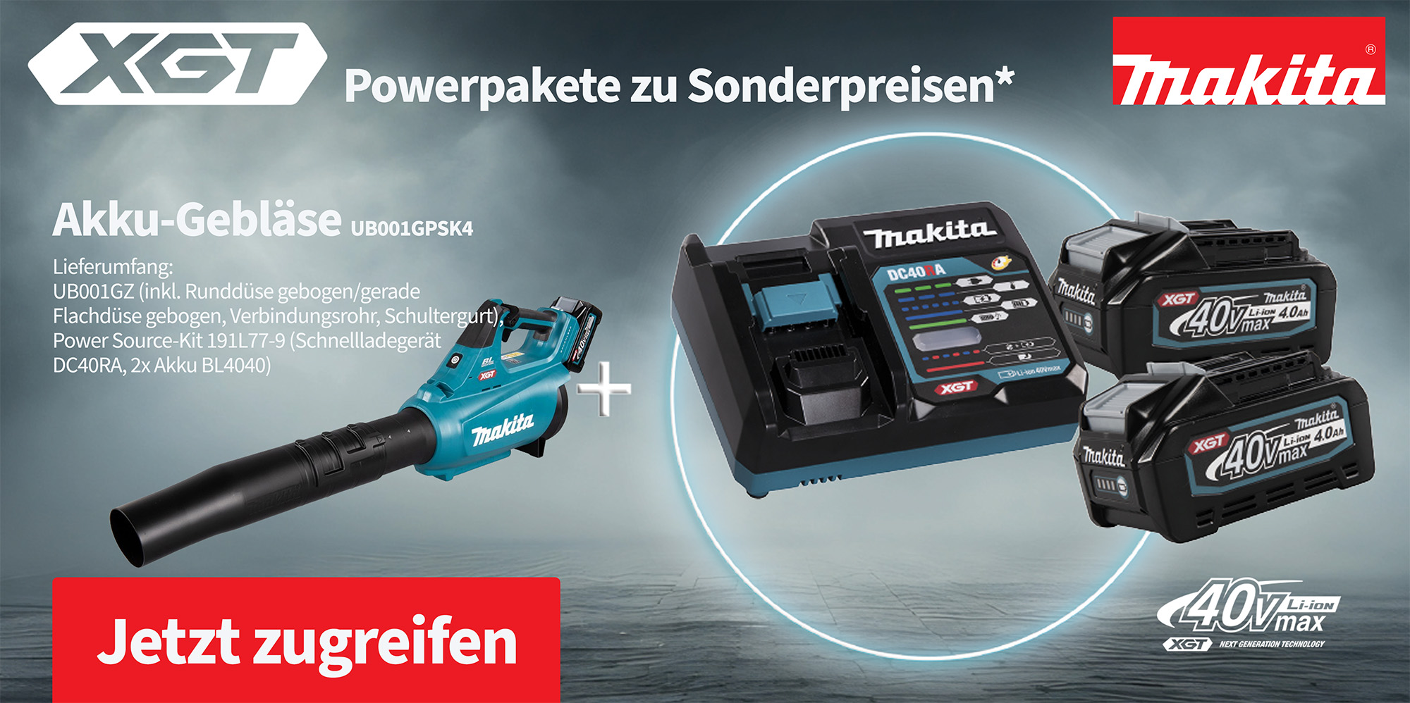 Makita XGT Bundle Gebläse