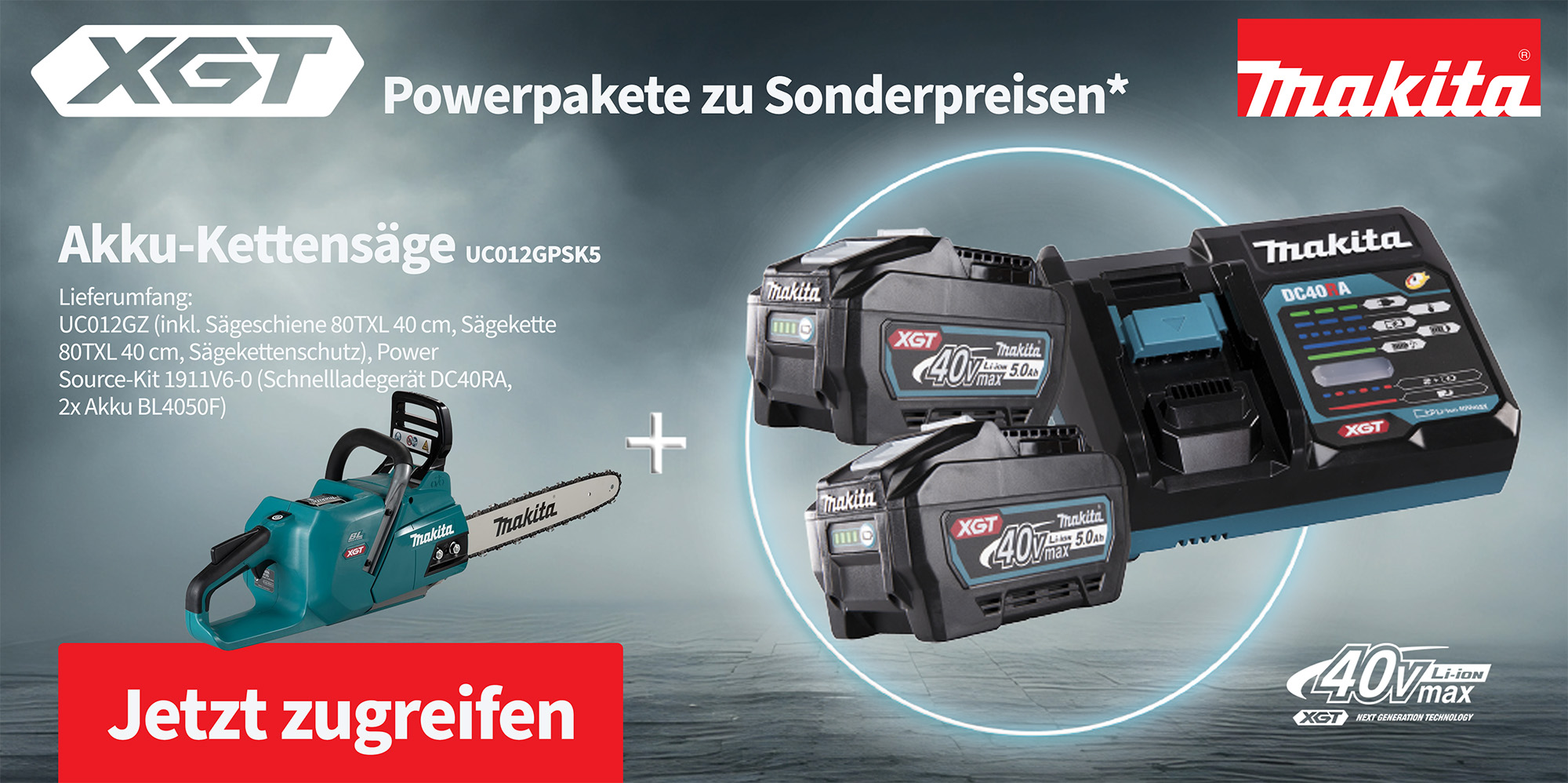 Makita XGT Bundle Kettensäge